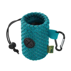 Hunter Hilo Porta Sacos Turquesa com Mosquetão para cães