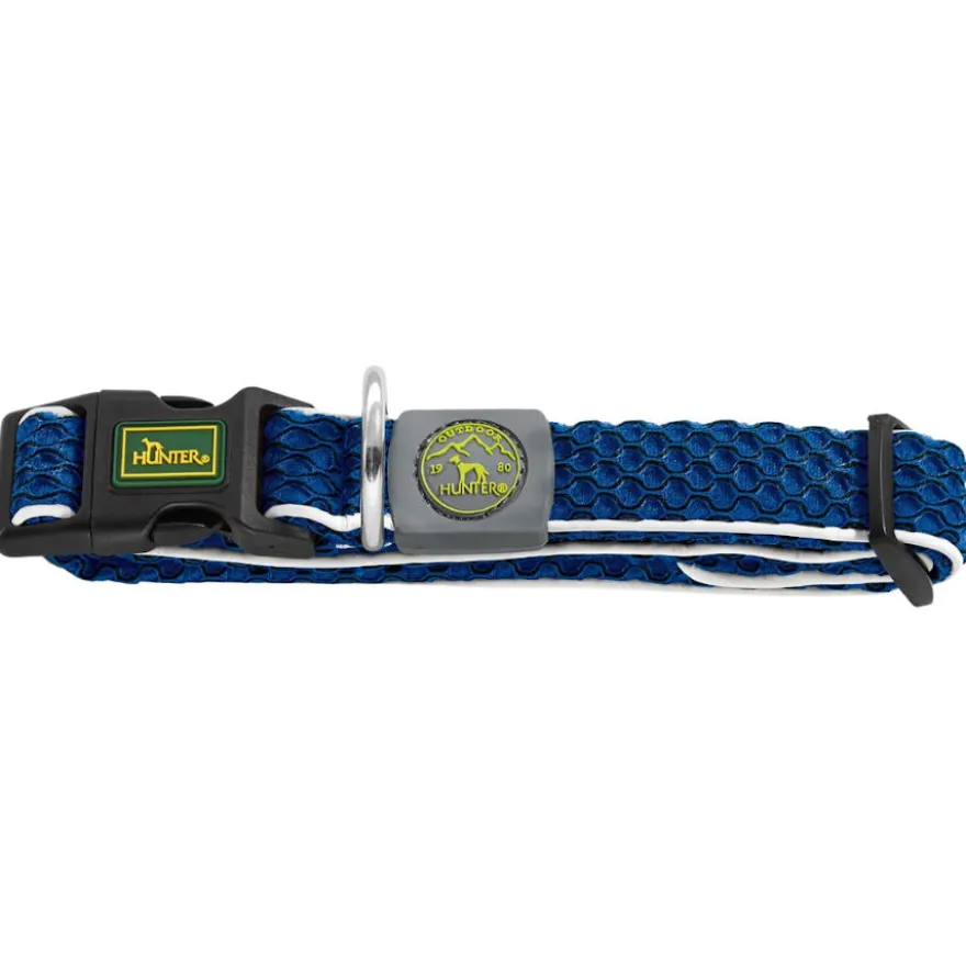 Hunter Hilo Vario Basic Coleira azul para cães