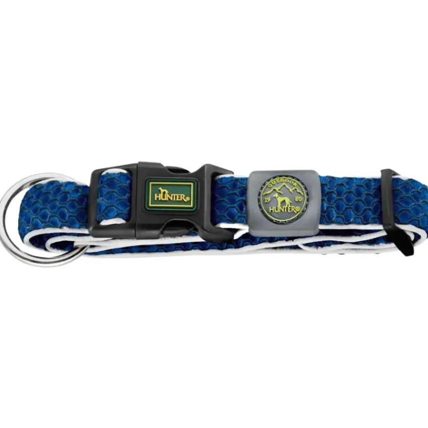 Hunter Hilo Vario Basic Coleira azul para cães