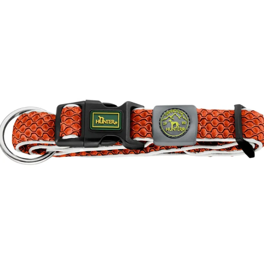 Hunter Hilo Vario Basic Coleira Laranja para cães