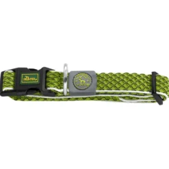 Hunter Hilo Vario Basic Coleira verde para cães