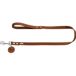 Hunter Trela de Couro Castanho para cães