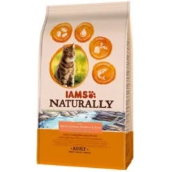 IAMS Adult Naturally Salmão ração para gatos