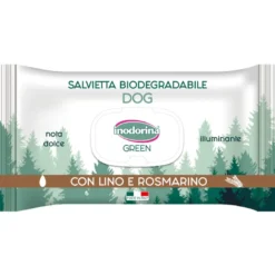 Inodorina Green Toalhitas Húmidas Iluminadoras para cães