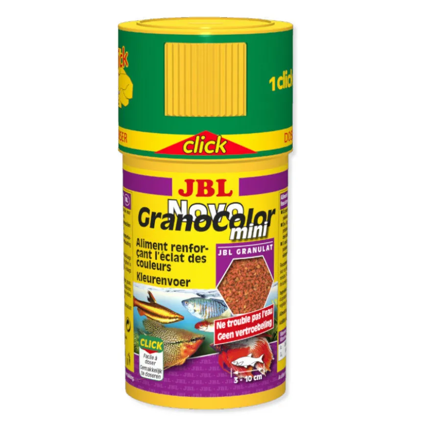 JBL NovoGranoColor Mini Grânulos para peixes de água doce