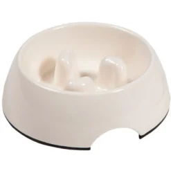 Karlie Royal Slow Down Comedouro Antivoracidade Branco para cães