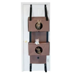 K&H Árvore de Tres níveis de Portas para gatos