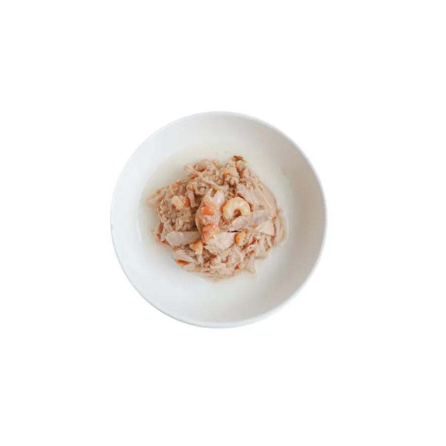 Kit Cat Comida húmida de atum e camarões em lata para gatos
