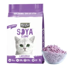 Kit Cat Soyaclump Areia de Soja com odor a lavanda para gatos