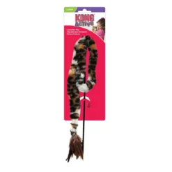 Kong Active Swizzle Bird Vara com Penas para gatos