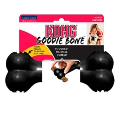 Kong Goodie Bone Osso preto para cães