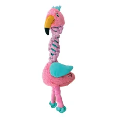 Kong Knots Twists Girafa / Flamingo de Peluche para cães