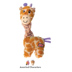 Kong Knots Twists Girafa / Flamingo de Peluche para cães