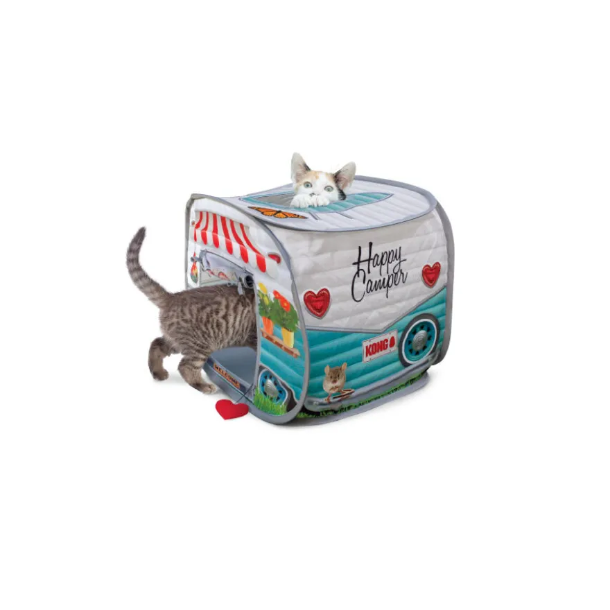 Kong Play Spaces Camper Casa de brinquedo para gatos