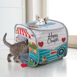 Kong Play Spaces Camper Casa de brinquedo para gatos