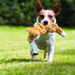 Kong Scrunch Knots Esquilo de peluche para cães