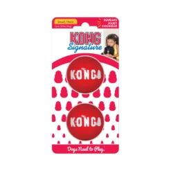 Kong Signature Ball 2-PK bolas para cães