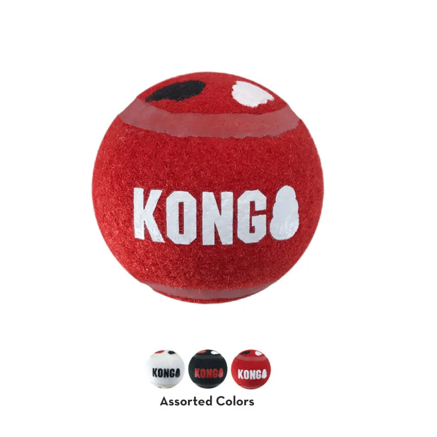 Kong Signature Sport 3-PK Bolas de ténis para cães