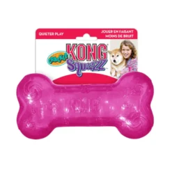 Kong Squeezz Crackle osso para cães