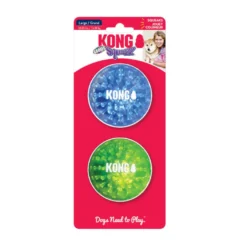 Kong Squeezz Geodz Bolas com guizo para cães