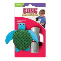 Kong Tartaruga Recarregável de Brinquedo para gatos