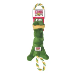 Kong Tugger Knots Sapo com Cordas de peluche para cães
