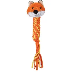 Kong Winder Fox brinquedo com corda para cães