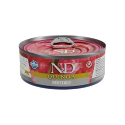 Lata de quinoa e carne de porco esterilizada Farmine N&D para gatos