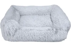 Leeby Alcofa Anti Stess Amovível Cinzenta para cães
