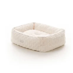 Leeby Alcofa super macia com almofada amovível para cachorros