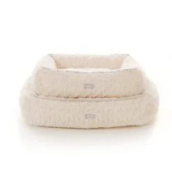 Leeby Alcofa super macia com almofada amovível para cachorros
