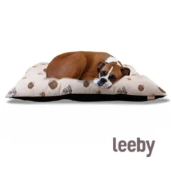 Leeby Almofada Acolchoada Branca com Ouriços para cães