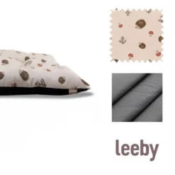 Leeby Almofada Acolchoada Branca com Ouriços para cães