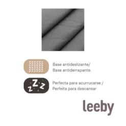 Leeby Almofada Acolchoada Branca com Ouriços para cães