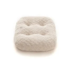 Leeby Almofada Suave Branca para cachorros