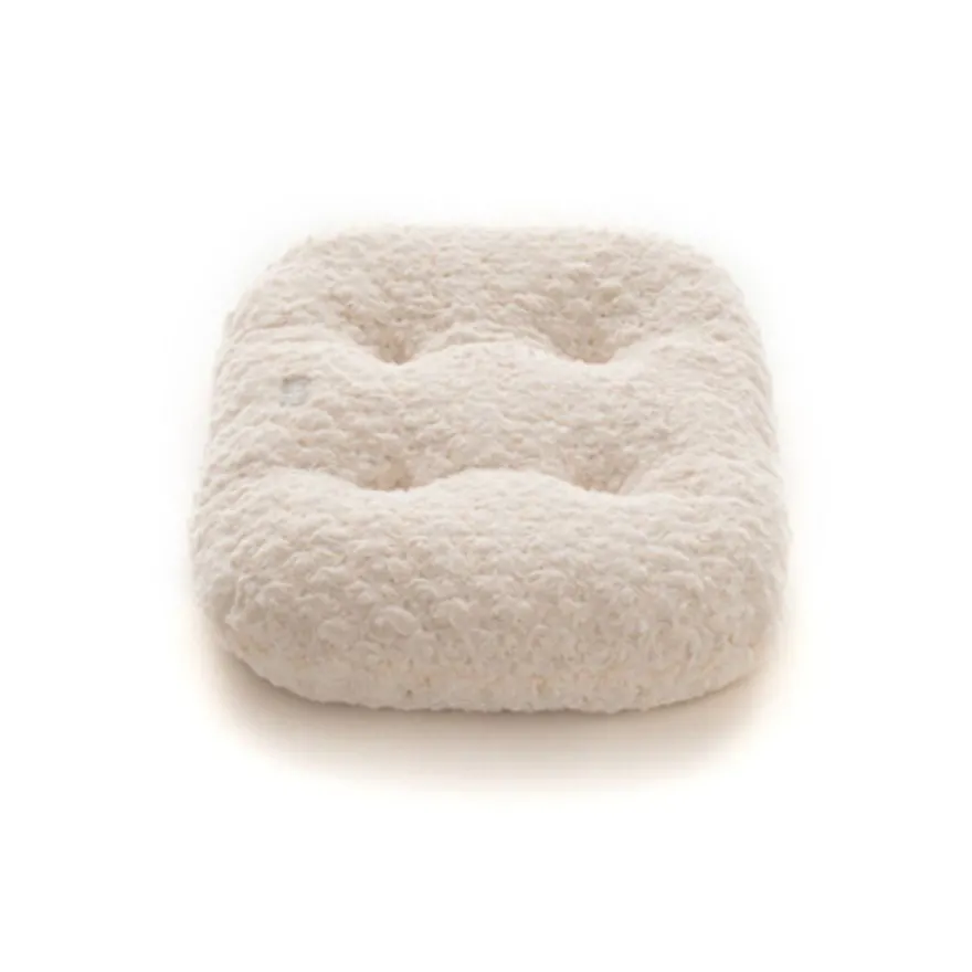 Leeby Almofada Suave Branca para cachorros