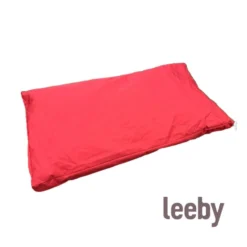 Leeby Almofada vermelha waterproof para cães