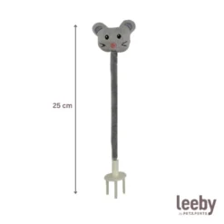 Leeby Babette Brinquedo em forma de ratinho para arranhador de gatos