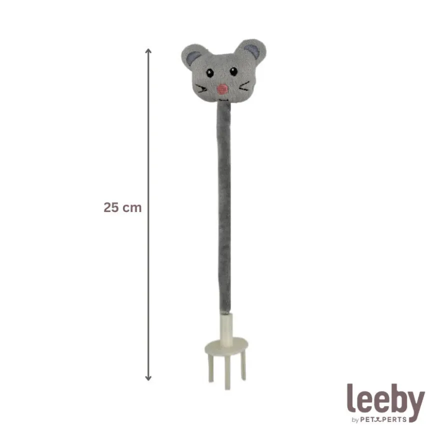 Leeby Babette Brinquedo em forma de ratinho para arranhador de gatos