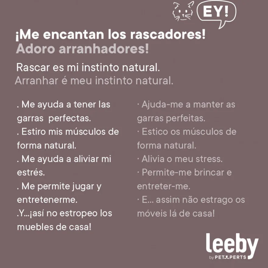 Leeby Babette Brinquedo em forma de ratinho para arranhador de gatos