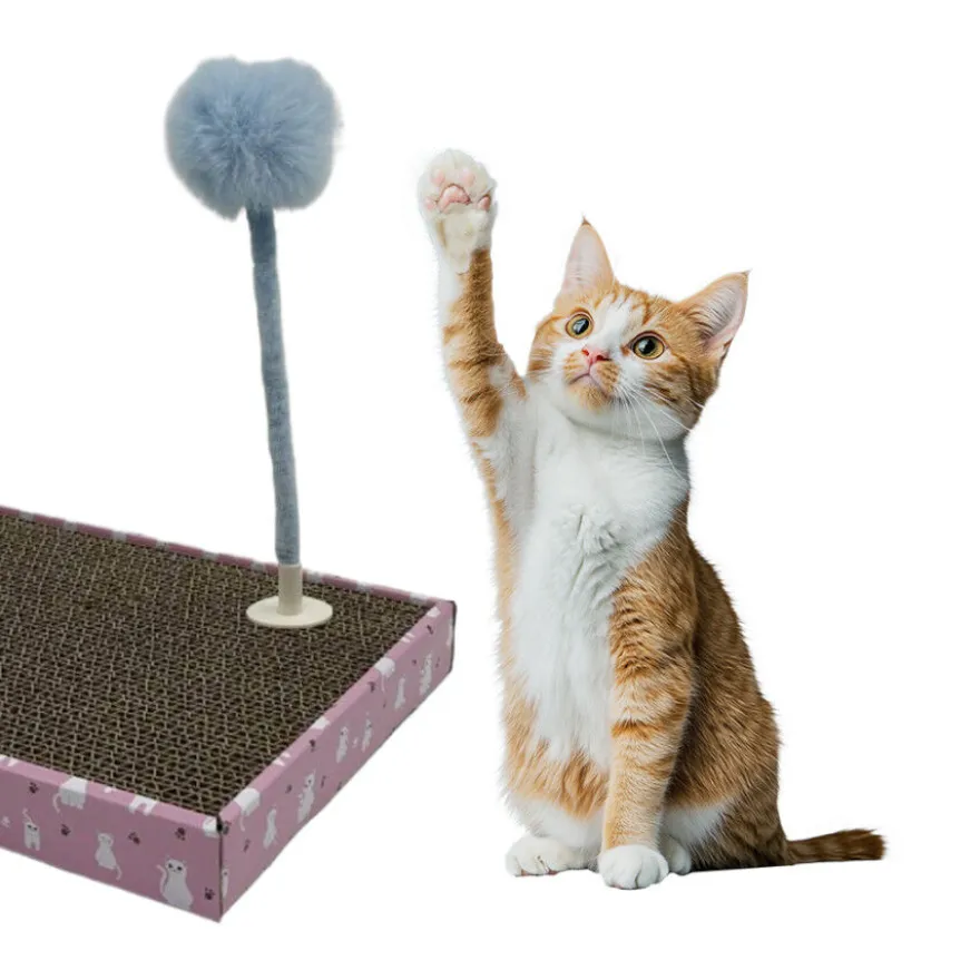 Leeby Babette Brinquedo pompom para arranhador de gatos