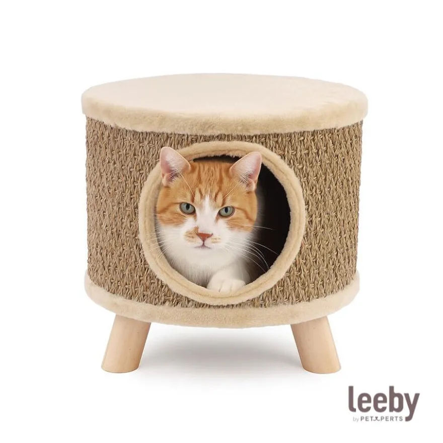 Leeby Billie arranhador com toca para gatos