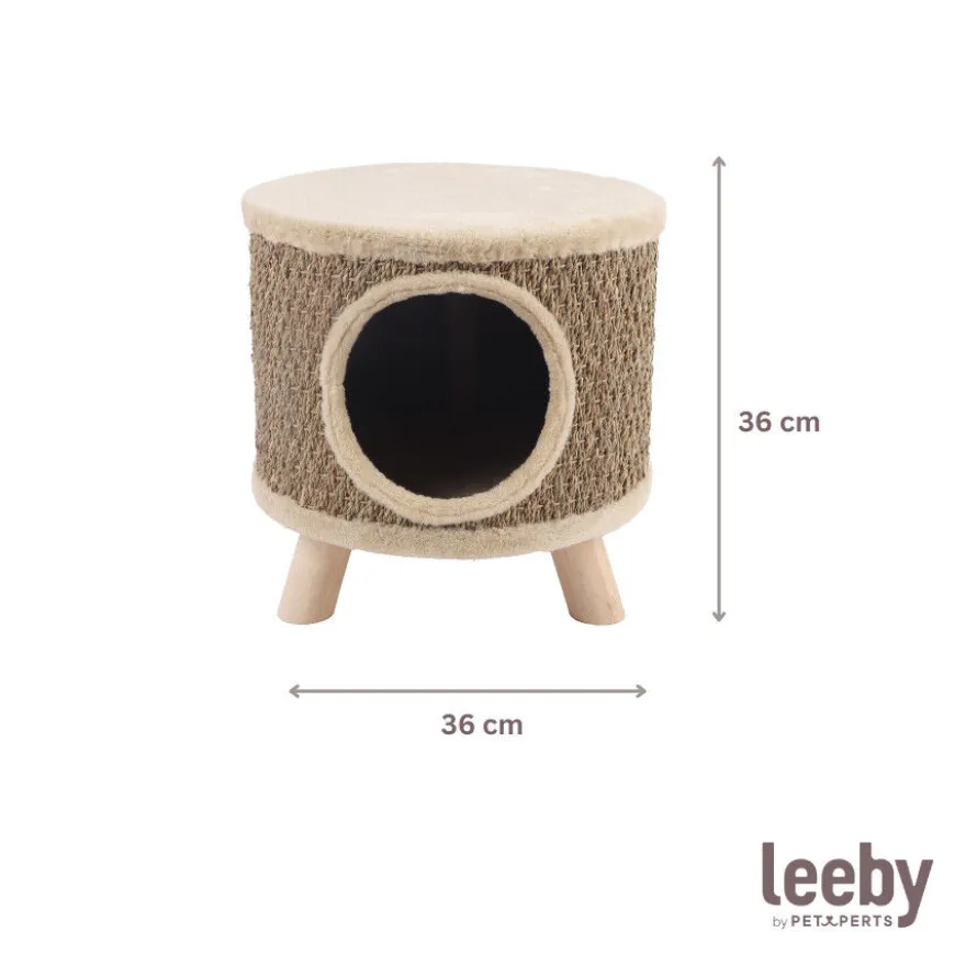 Leeby Billie arranhador com toca para gatos