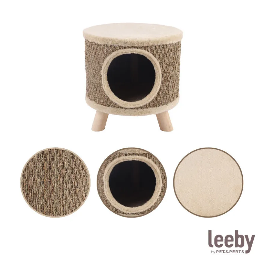 Leeby Billie arranhador com toca para gatos