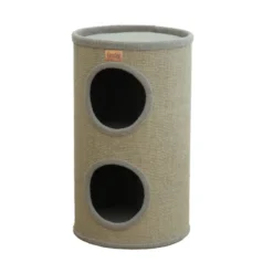 Leeby BonBon barril arranhador com cama nido para gatos