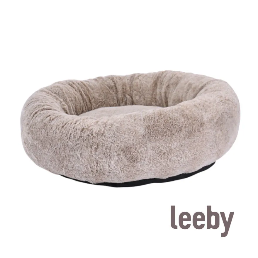 Leeby Cama antistress bege para cães