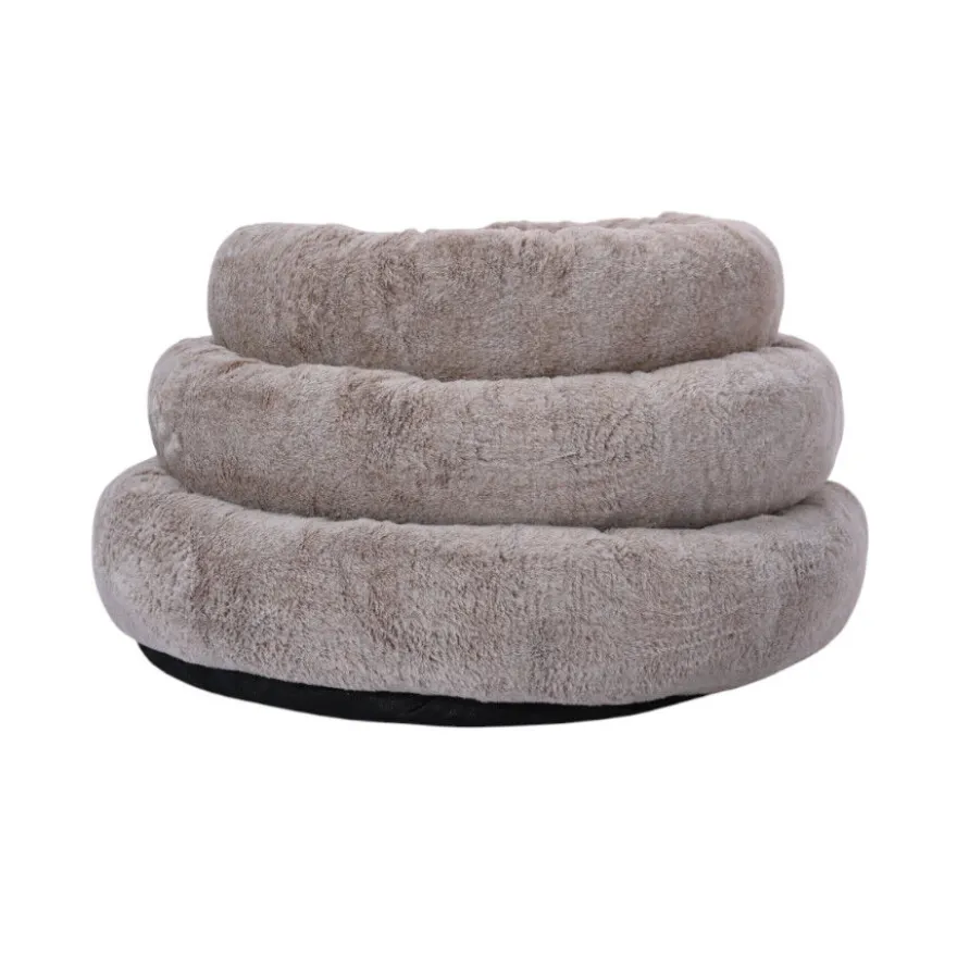 Leeby Cama antistress bege para cães