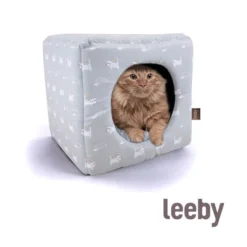 Leeby Cama Azul Claro para gatos