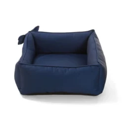 Leeby Cama azul ortopédica para cães
