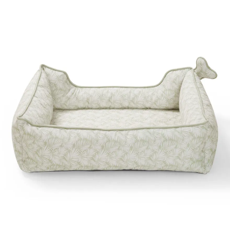 Leeby Cama botânica ortopédica para cães